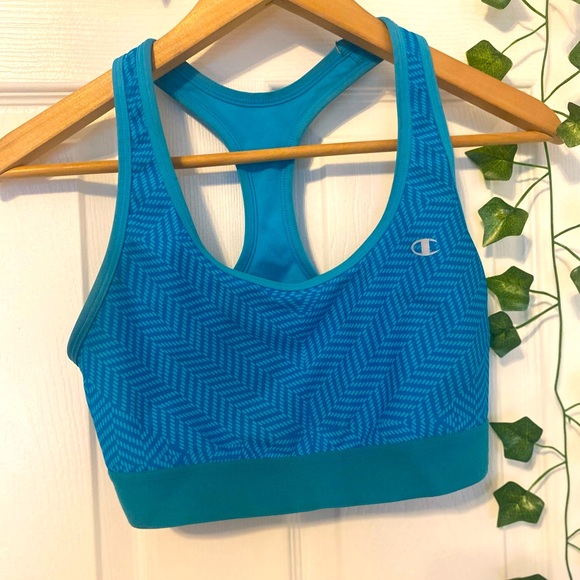 Champion Tops - Blue Sports Bra